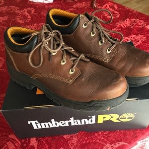 Timberland Pro Leather Work Shoes.